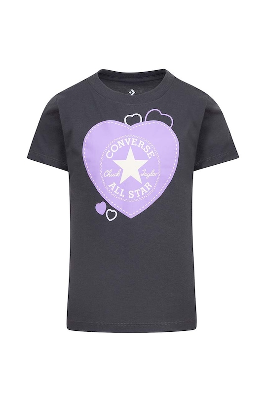 Converse gyerek pamut póló pamut fekete 3CG228