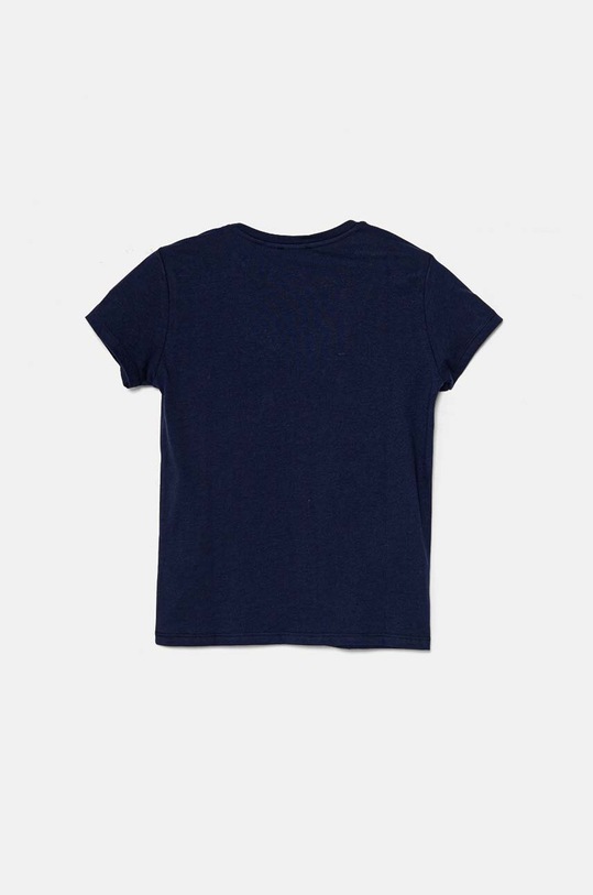 United Colors of Benetton t-shirt bawełniany dziecięcy 3I1XC10JQ.G.Seasonal granatowy AW24
