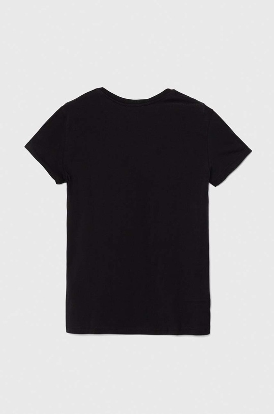 Παιδικό βαμβακερό μπλουζάκι United Colors of Benetton 3I1XC10JQ.G.Seasonal μαύρο AW24