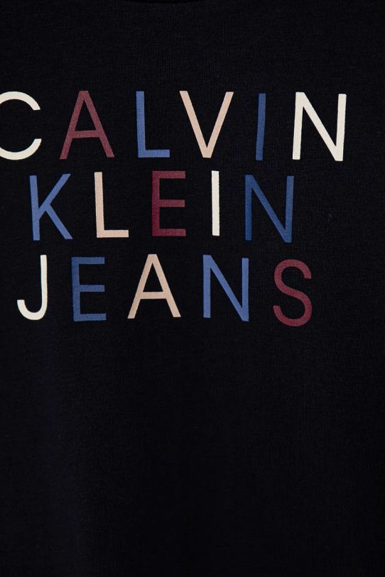 Девочка Футболка для младенцев Calvin Klein Jeans IN0IN00222.9BYH тёмно-синий