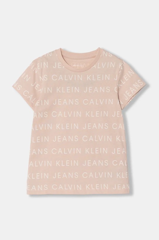 Calvin Klein Jeans tricou de bumbac pentru copii 2-pack IG0IG02739.9BYH.128.176 roz AW24