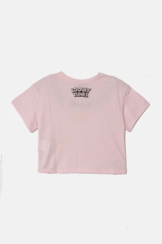 United Colors of Benetton t-shirt bawełniany dziecięcy 3I1XG10HF.P.Seasonal różowy AW24