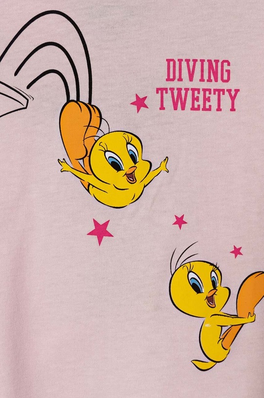 DÍVKA Dětské bavlněné tričko United Colors of Benetton 3I1XG10HF.P.Seasonal růžová