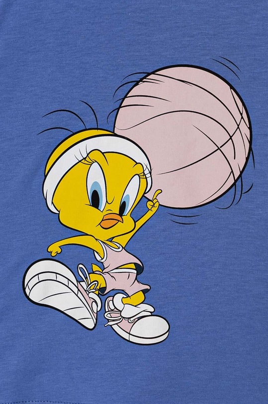 DÍVKA Dětské bavlněné tričko United Colors of Benetton 3I1XG10HF.P.Seasonal modrá