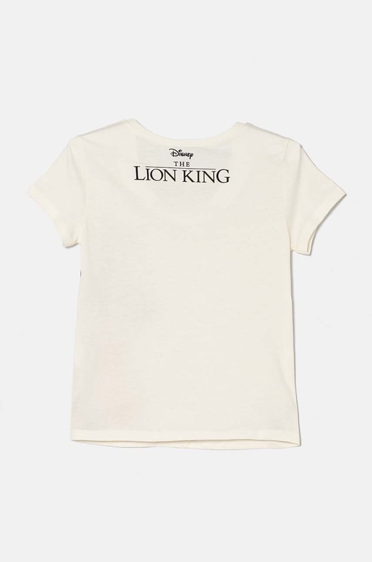 United Colors of Benetton t-shirt bawełniany dziecięcy 3I1XC10LK.G.Seasonal beżowy AW24