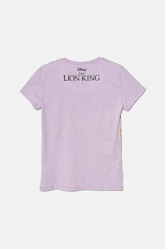 United Colors of Benetton tricou de bumbac pentru copii 3I1XC10LK.G.Seasonal violet AW24