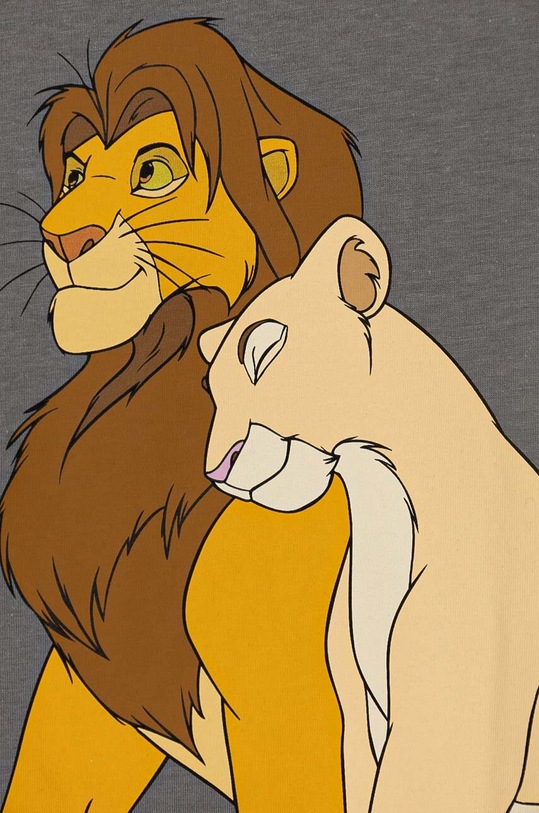 Dziewczynka United Colors of Benetton t-shirt bawełniany dziecięcy 3I1XC10LK.G.Seasonal szary