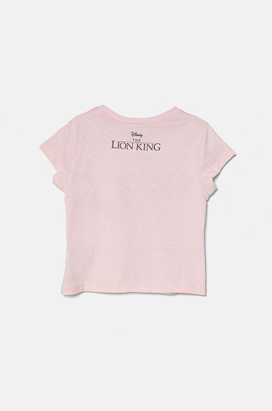 United Colors of Benetton tricou de bumbac pentru copii 3I1XG10GS.P.Seasonal roz AW24