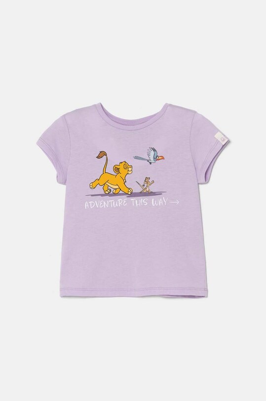 United Colors of Benetton tricou de bumbac pentru copii bumbac violet 3I1XG10GS.P.Seasonal