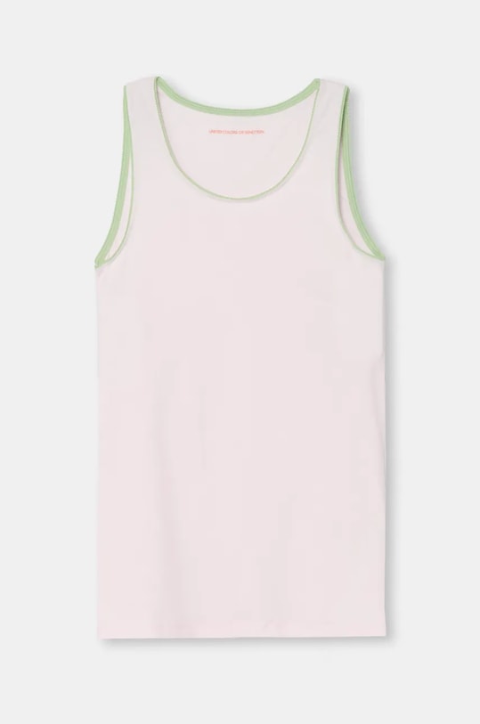 Dziewczynka United Colors of Benetton top dziecięcy 2-pack 3SP20H00M.G.Seasonal różowy