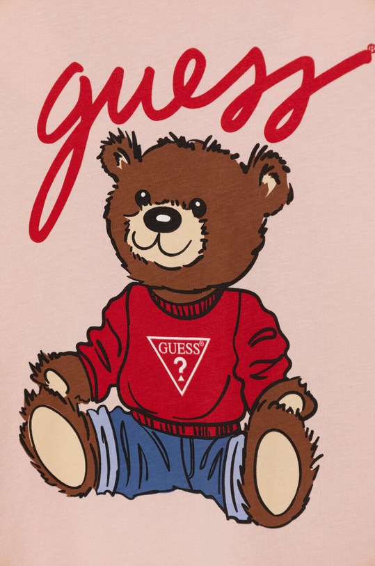 Băieți Guess tricou de bumbac pentru copii H4BJ06.I3Z14.9BYH roz