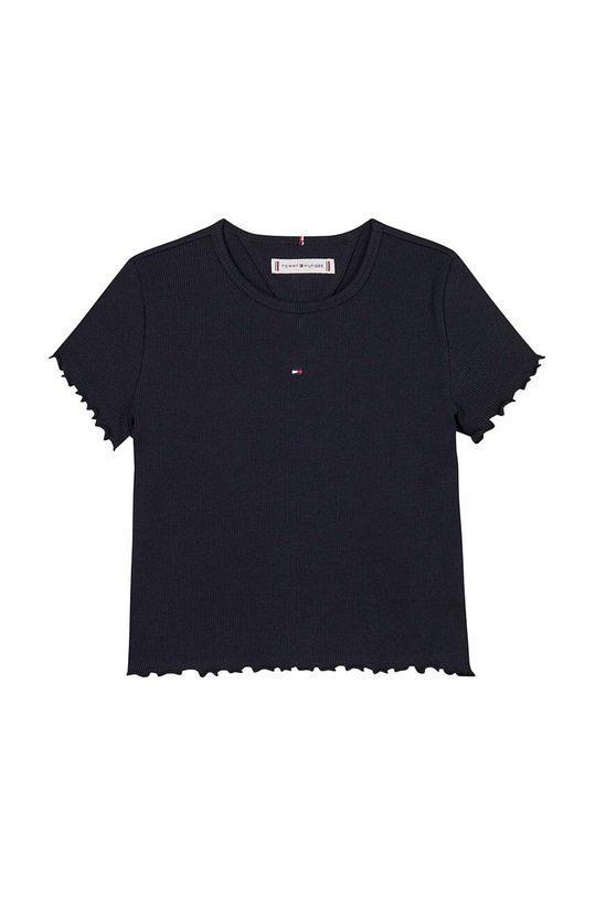 Dětské bavlněné tričko Tommy Hilfiger KG0KG08138.9BYH.104.122 námořnická modř AW24