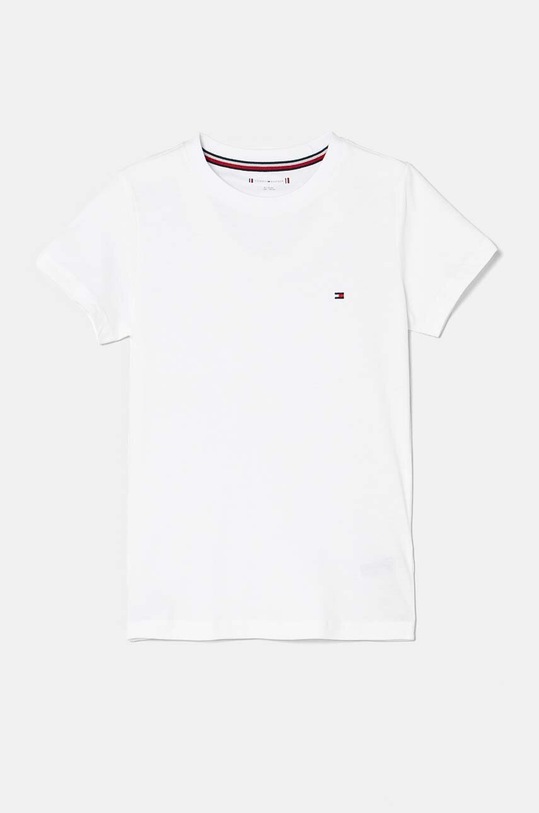 Bavlněné dětské tričko Tommy Hilfiger 2-pack UG0UG00307.9BYH bílá AW24