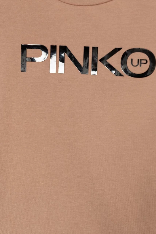 Dziewczynka Pinko Up t-shirt dziecięcy F4PIBGTH186 różowy