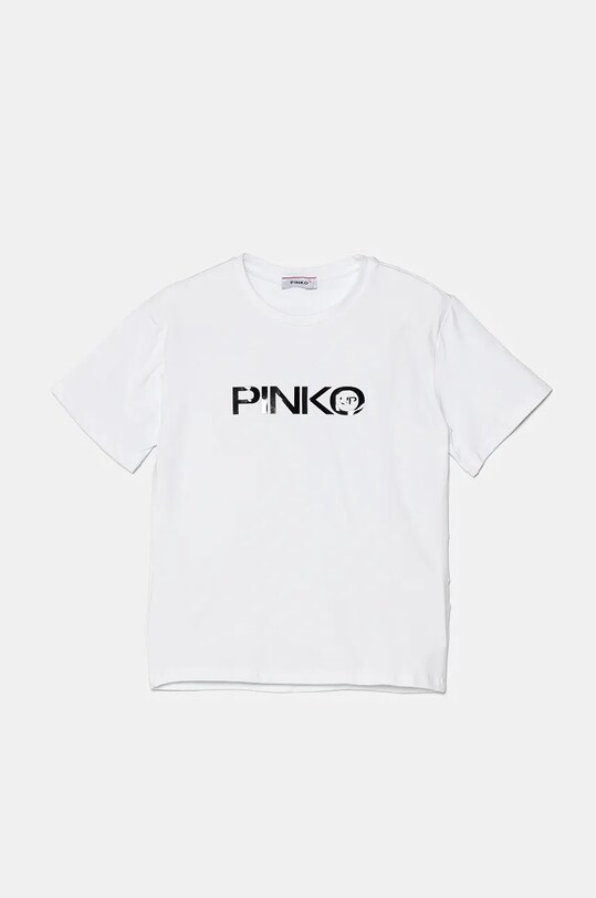 Pinko Up tricou copii imprimeu alb F4PIJGTH092