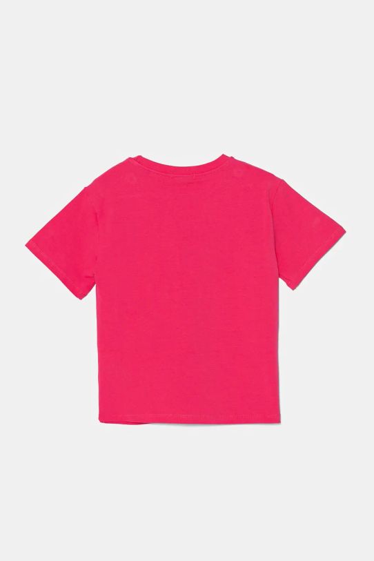 Pinko Up t-shirt dziecięcy F4PIJGTH092 różowy AW24