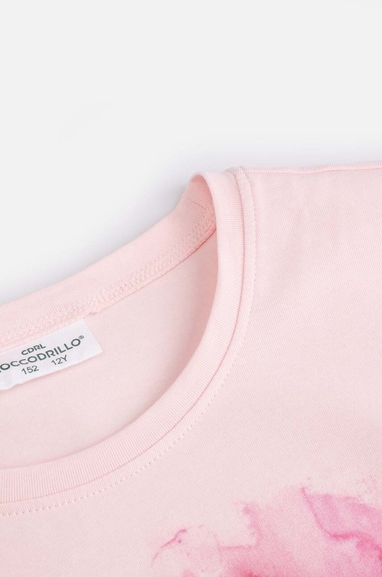 Djevojčice Dječja majica kratkih rukava Coccodrillo ZC4143201VGA roza