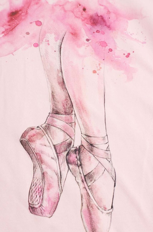 Dječja majica kratkih rukava Coccodrillo roza ZC4143201VGA