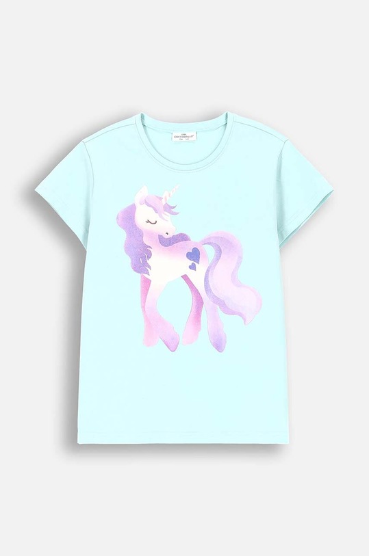 Coccodrillo t-shirt dziecięcy z elastanem zielony ZC4143203VGA