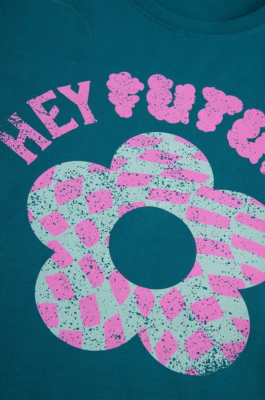 Dětské tričko Coccodrillo tyrkysová ZC4143207VGA