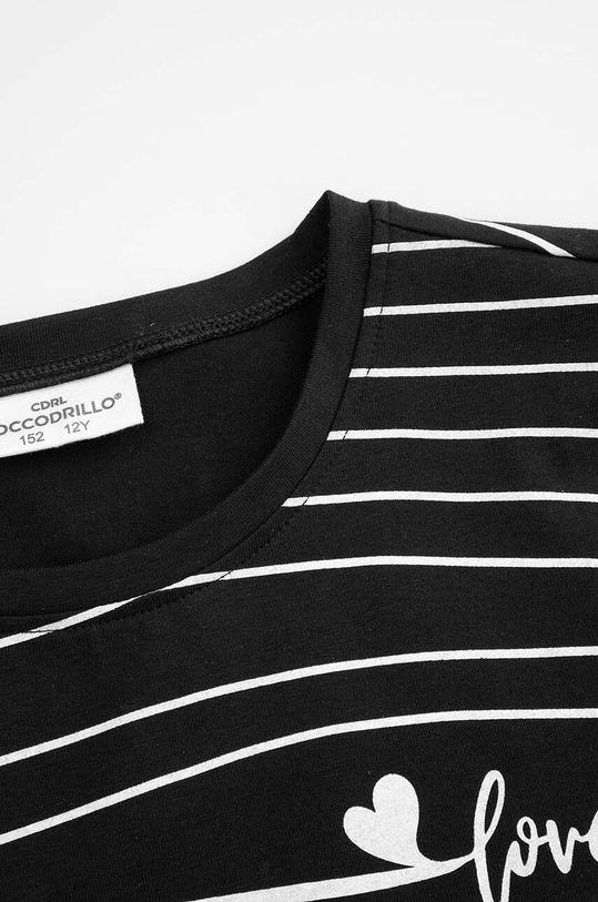 Dziewczynka Coccodrillo t-shirt dziecięcy ZC4143213VGA czarny