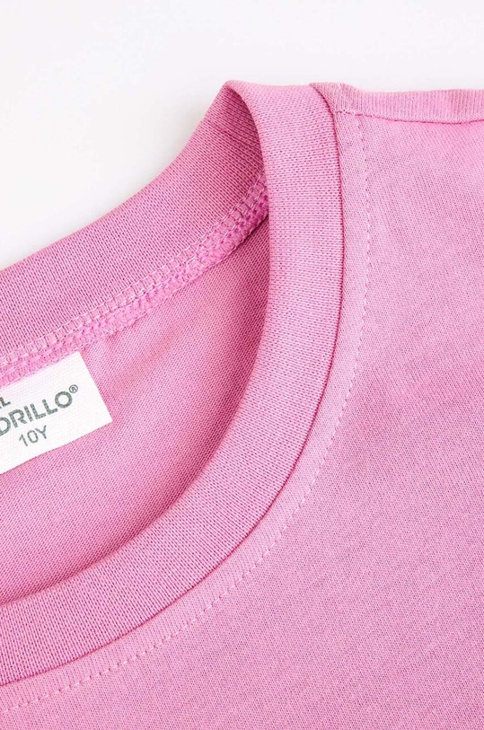 Fete Coccodrillo tricou de bumbac pentru copii ZC4143202MGJ roz