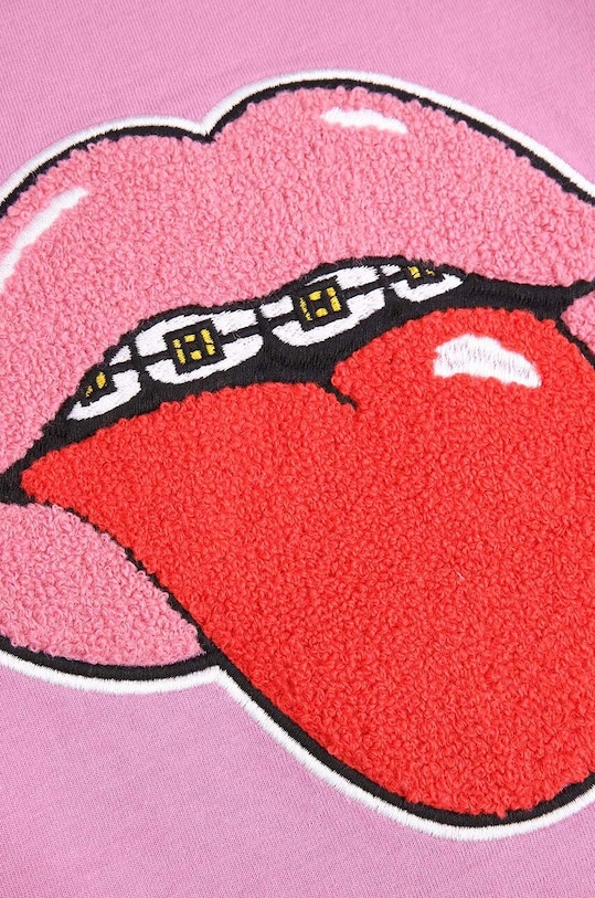 Coccodrillo tricou de bumbac pentru copii roz ZC4143202MGJ