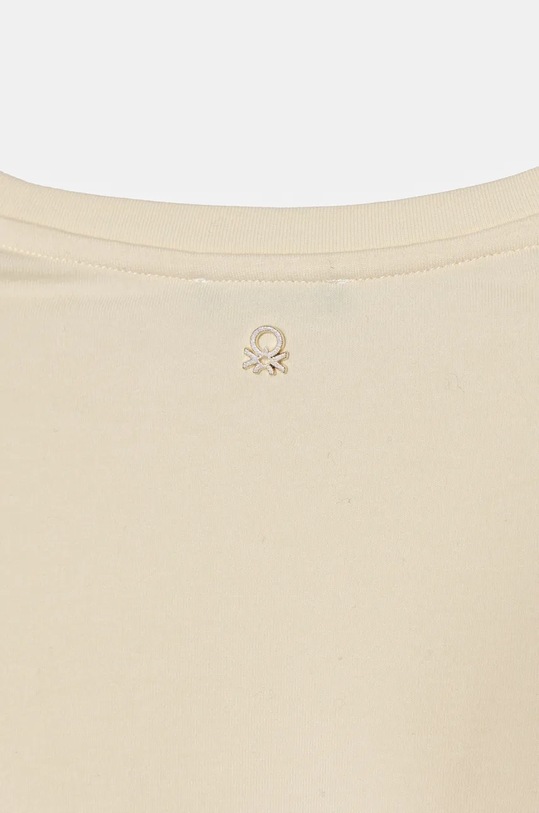 Момиче Детска тениска United Colors of Benetton 3Q8DC10LW.G.Seasonal бежов