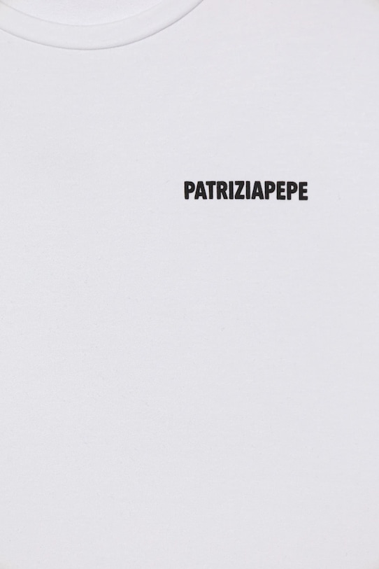 Lány Patrizia Pepe gyerek póló J061 7M0861 fehér