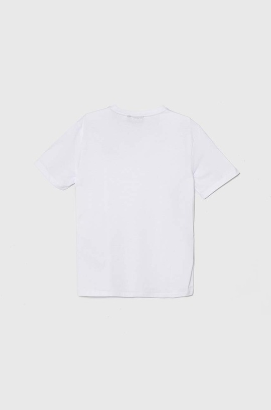 Dječja pamučna majica kratkih rukava EA7 Emporio Armani 8NBT51.BJ02Z bijela AW24
