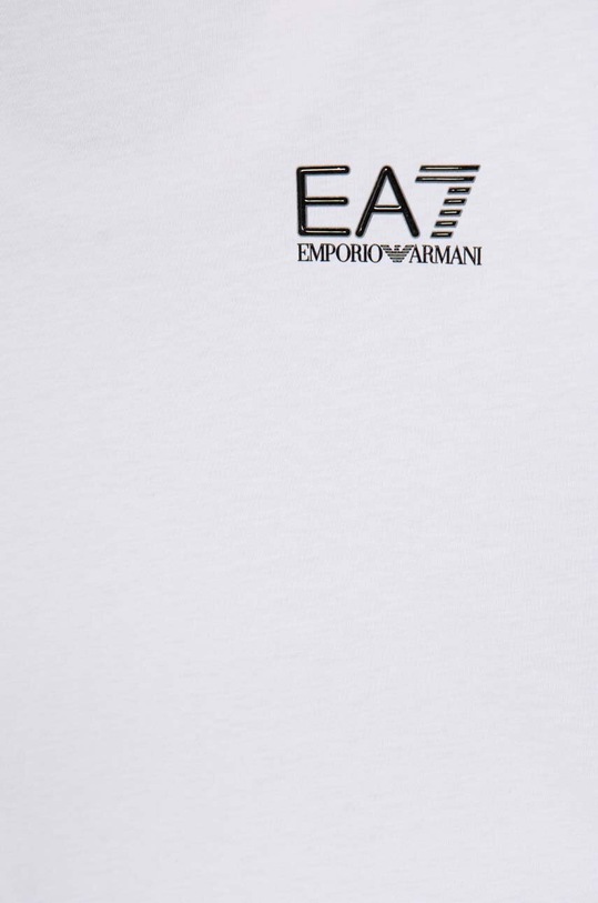 Dječaci Dječja pamučna majica kratkih rukava EA7 Emporio Armani 8NBT51.BJ02Z bijela