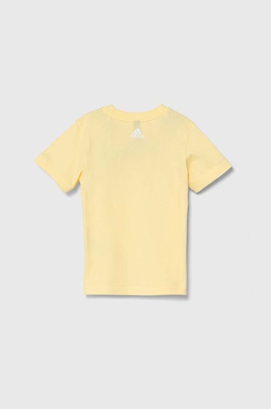 Fiú adidas gyerek pamut póló LK LIN CO TEE IW0875 sárga