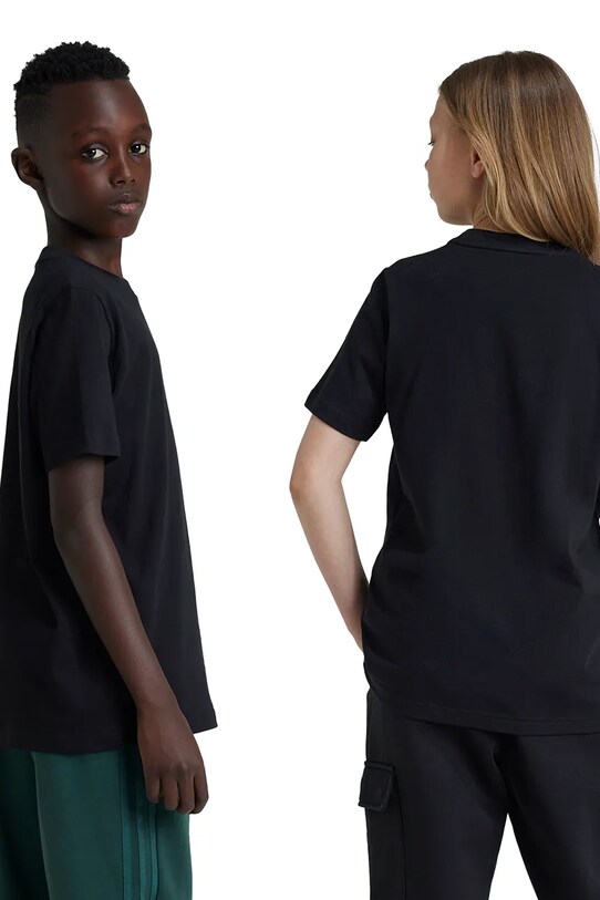 adidas Originals t-shirt bawełniany dziecięcy TEE IW3495 czarny