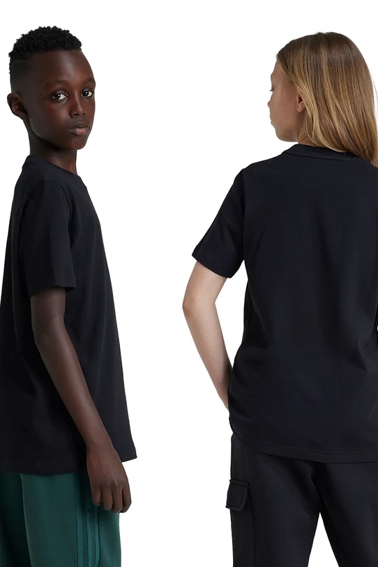 Dječja pamučna majica kratkih rukava adidas Originals TEE IW3495 crna