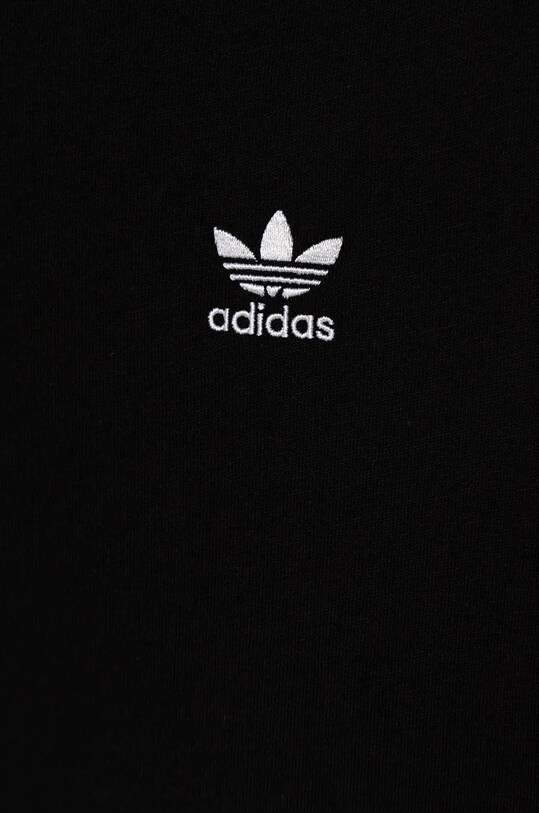 adidas Originals t-shirt bawełniany dziecięcy TEE czarny IW3495