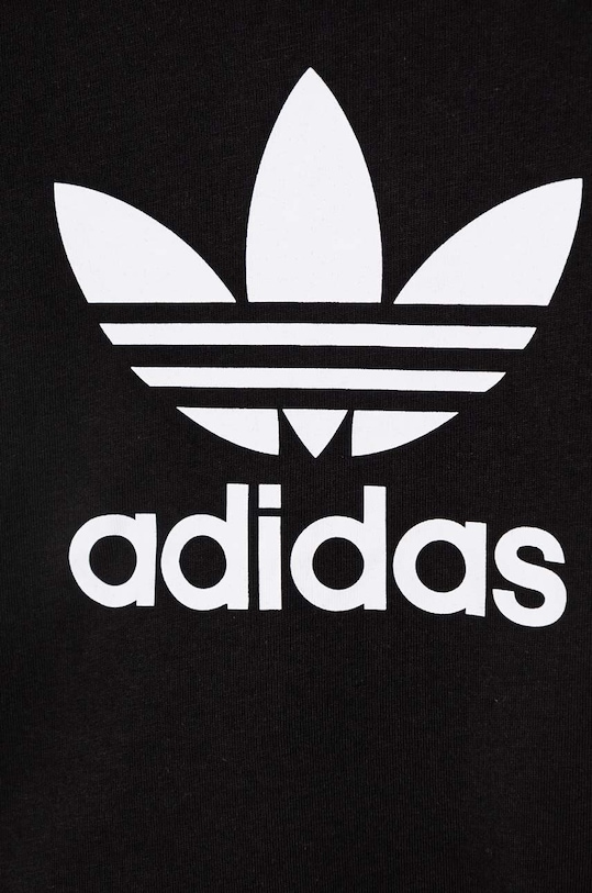Αγορίστικα Παιδικό βαμβακερό μπλουζάκι adidas Originals TREFOIL TEE IX5113 μαύρο
