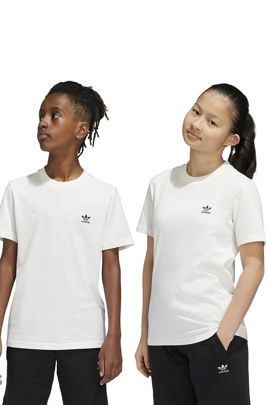 adidas Originals tricou copii TEE uni alb IX5266