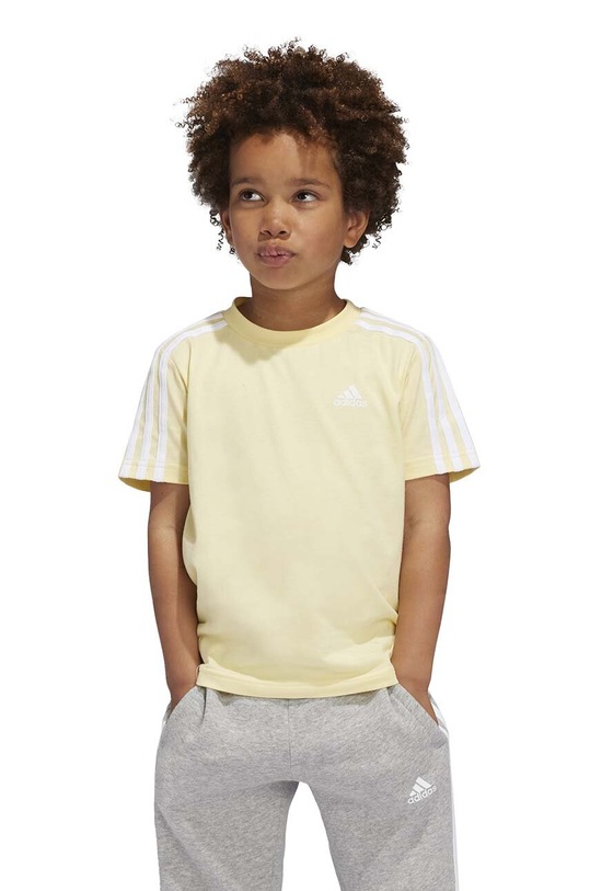 Дитяча футболка adidas LK 3S CO TEE аплікація жовтий IX7340