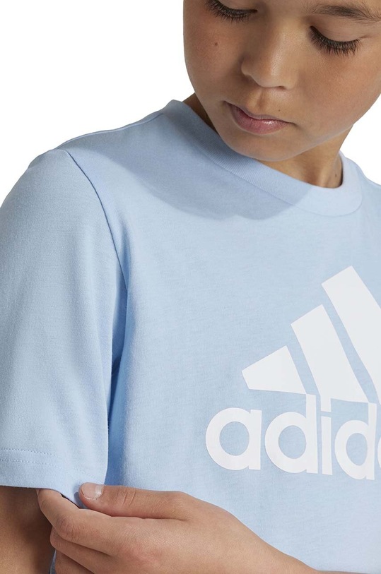 Дитяча бавовняна футболка adidas U BL TEE IX9570