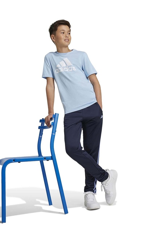 Дитяча бавовняна футболка adidas U BL TEE IX9570