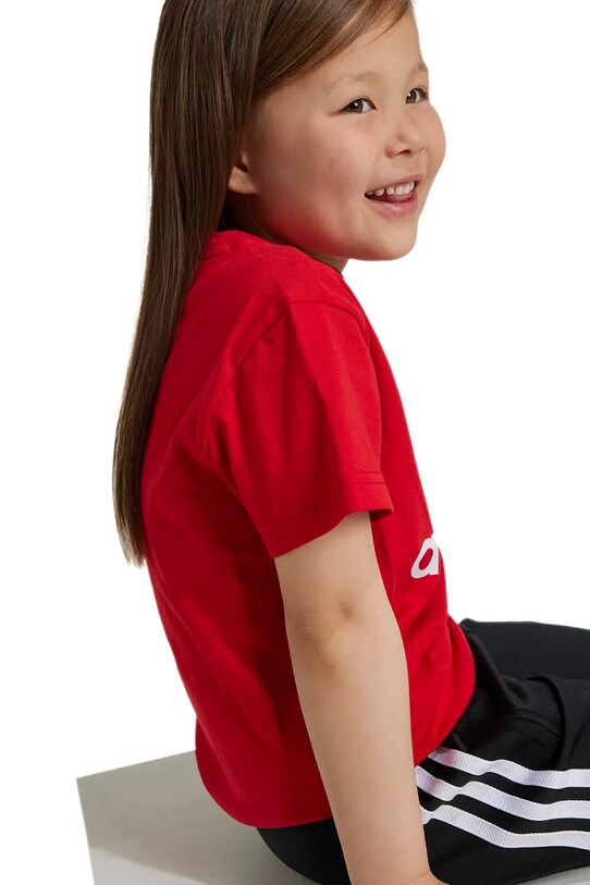 Дитяча бавовняна футболка adidas Originals TREFOIL TEE IY2387