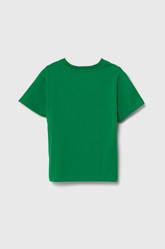 Хлопчик Дитяча бавовняна футболка adidas Originals TREFOIL TEE IY4003 зелений