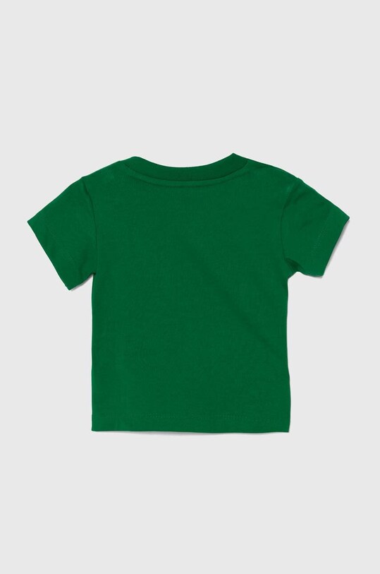 Pamučna majica kratkih rukava za bebe adidas Originals TREFOIL TEE IY4028 zelena AW24