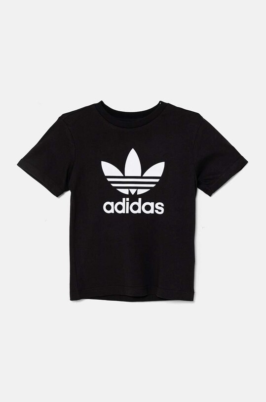 Детская футболка adidas Originals TREFOIL TEE IY7421 чёрный AW24