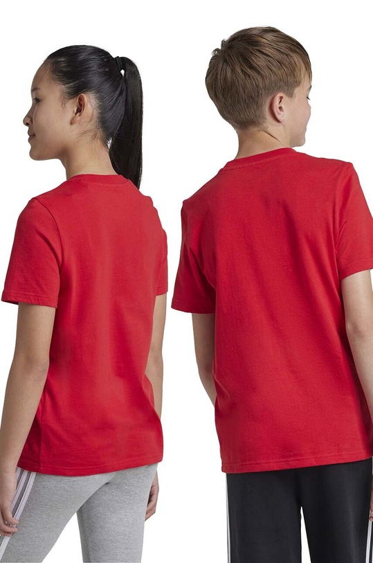 adidas t-shirt bawełniany dziecięcy TIRO NATIONS T IY8127 czerwony