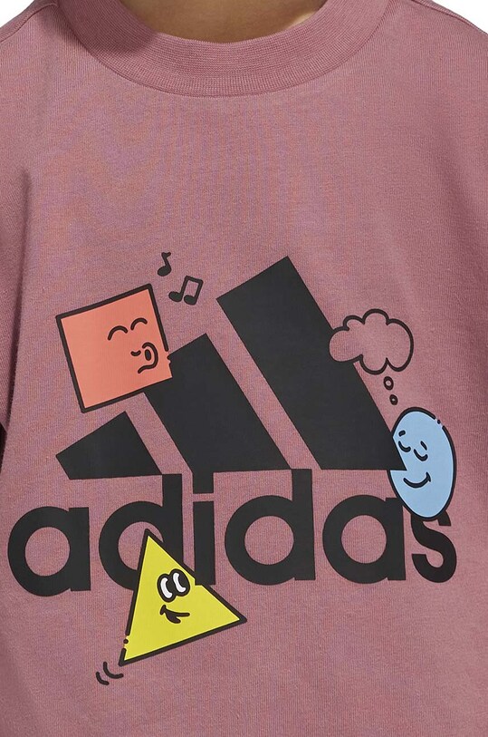 adidas t-shirt bawełniany dziecięcy POS TABLE LK IZ0444