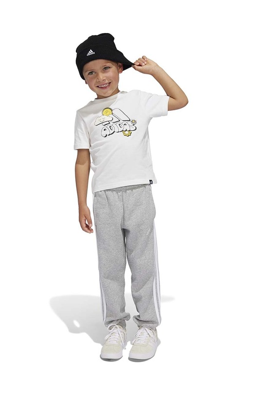 adidas t-shirt in cotone per bambini DOODLE PACK LK cotone bianco IZ0446