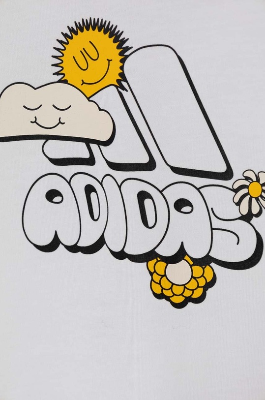 adidas t-shirt in cotone per bambini DOODLE PACK LK bianco IZ0446