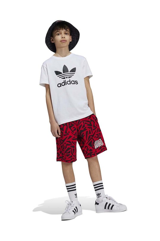 Дитяча бавовняна футболка adidas Originals TREFOIL TEE JE0516