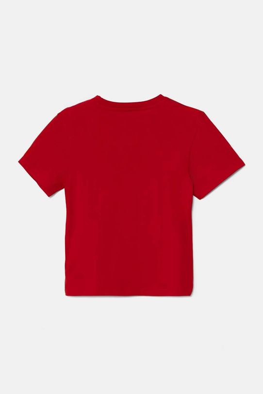 Chłopiec adidas Originals t-shirt bawełniany dziecięcy TREFOIL TEE IY7423 czerwony